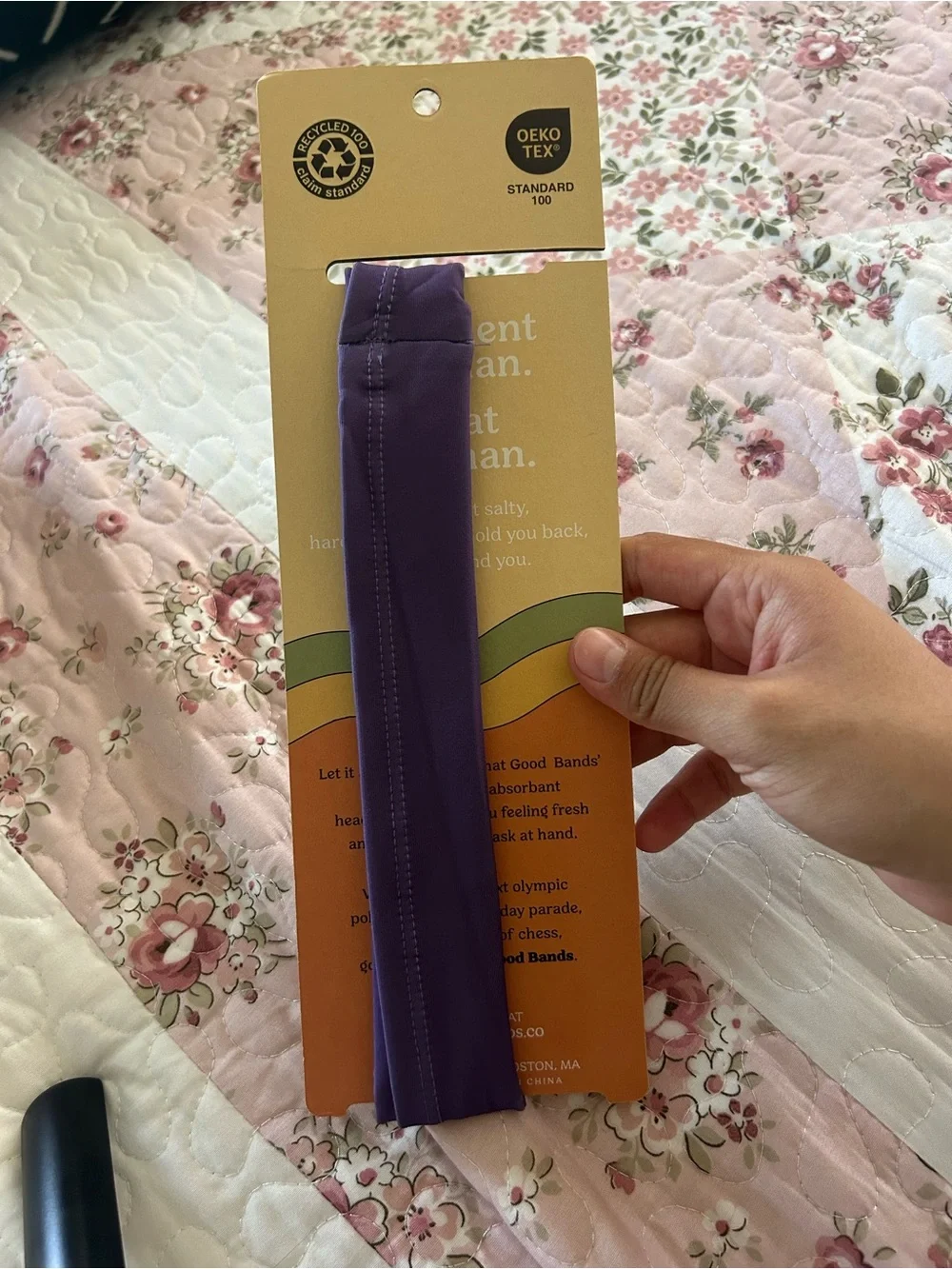 Good Bands Purple Stretch Headband